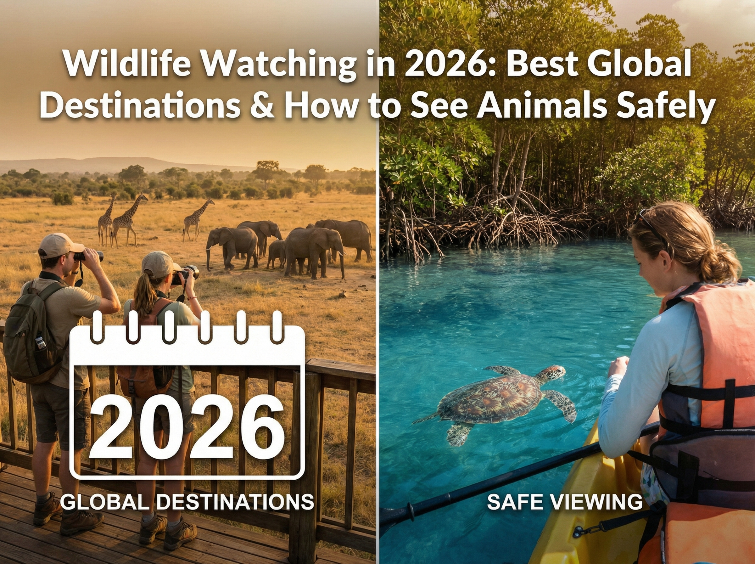 Wildlife Watching in 2026: Best Global Destinations & How to See Animals Safely