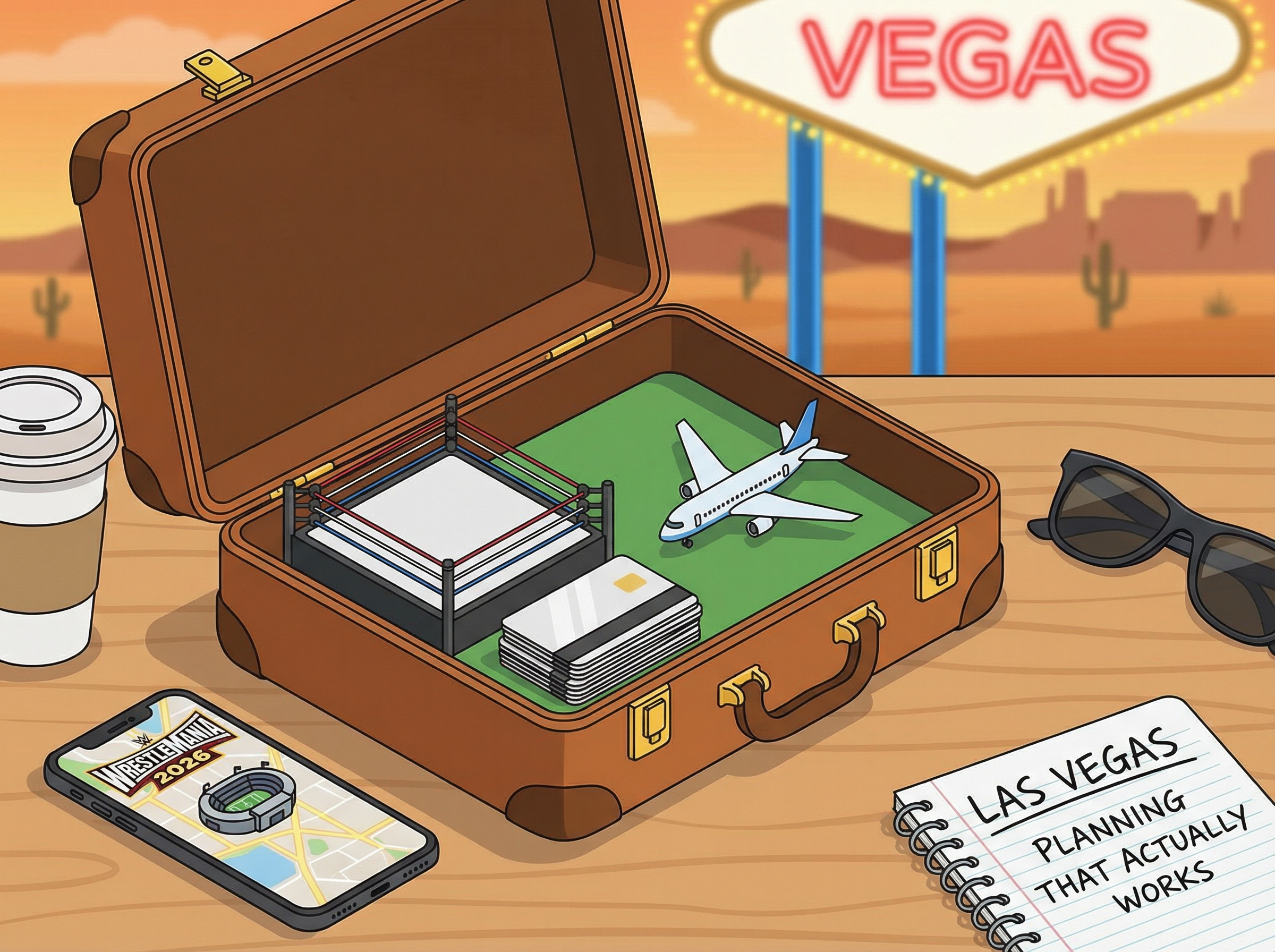 WrestleMania 2026 Travel Guide: Las Vegas Planning That Actually Works (Hotels, Flights, Stadium Strategy)