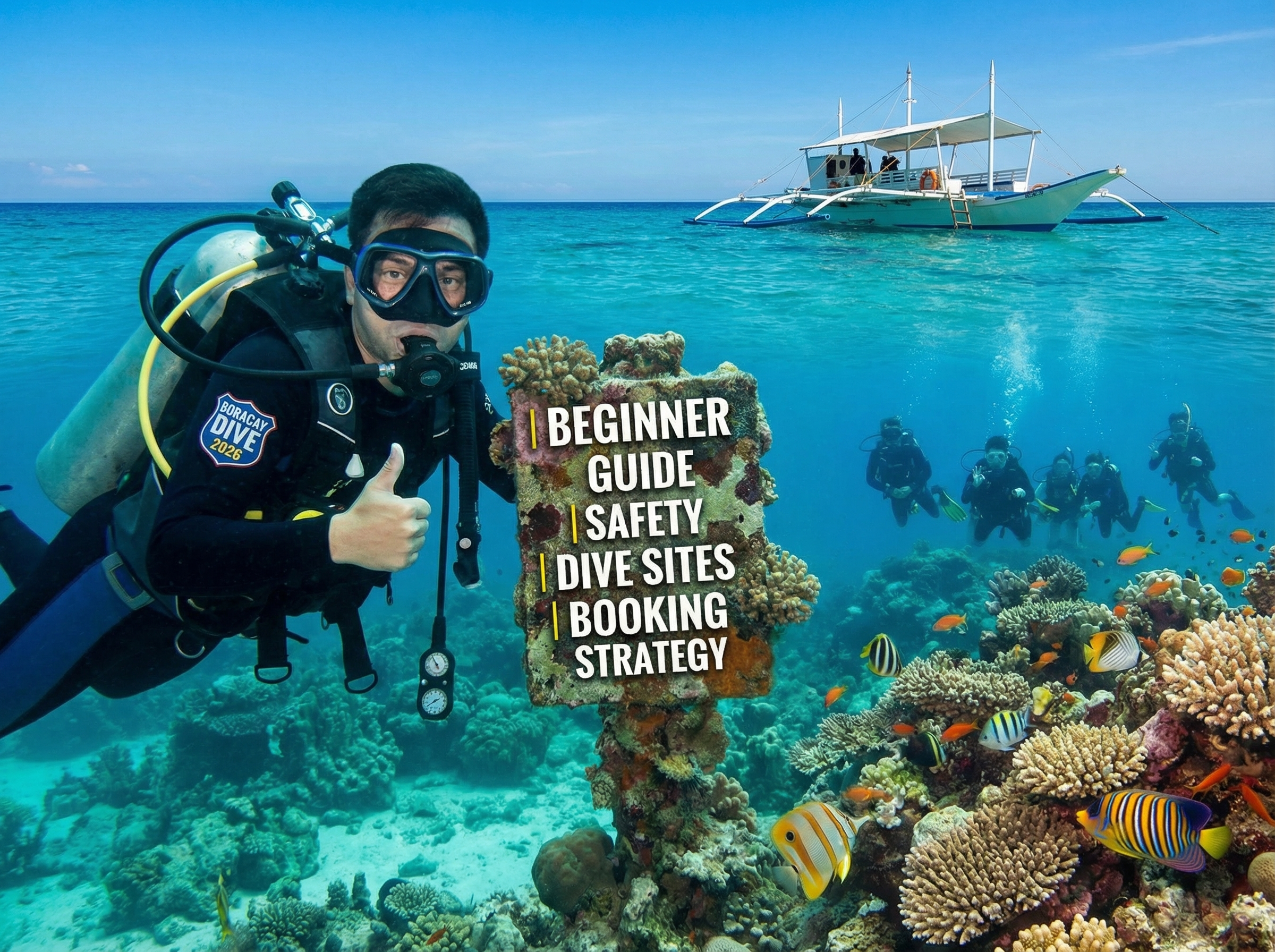 Scuba Diving in Boracay 2026: Beginner Guide, Safety, Dive Sites & Booking Strategy
