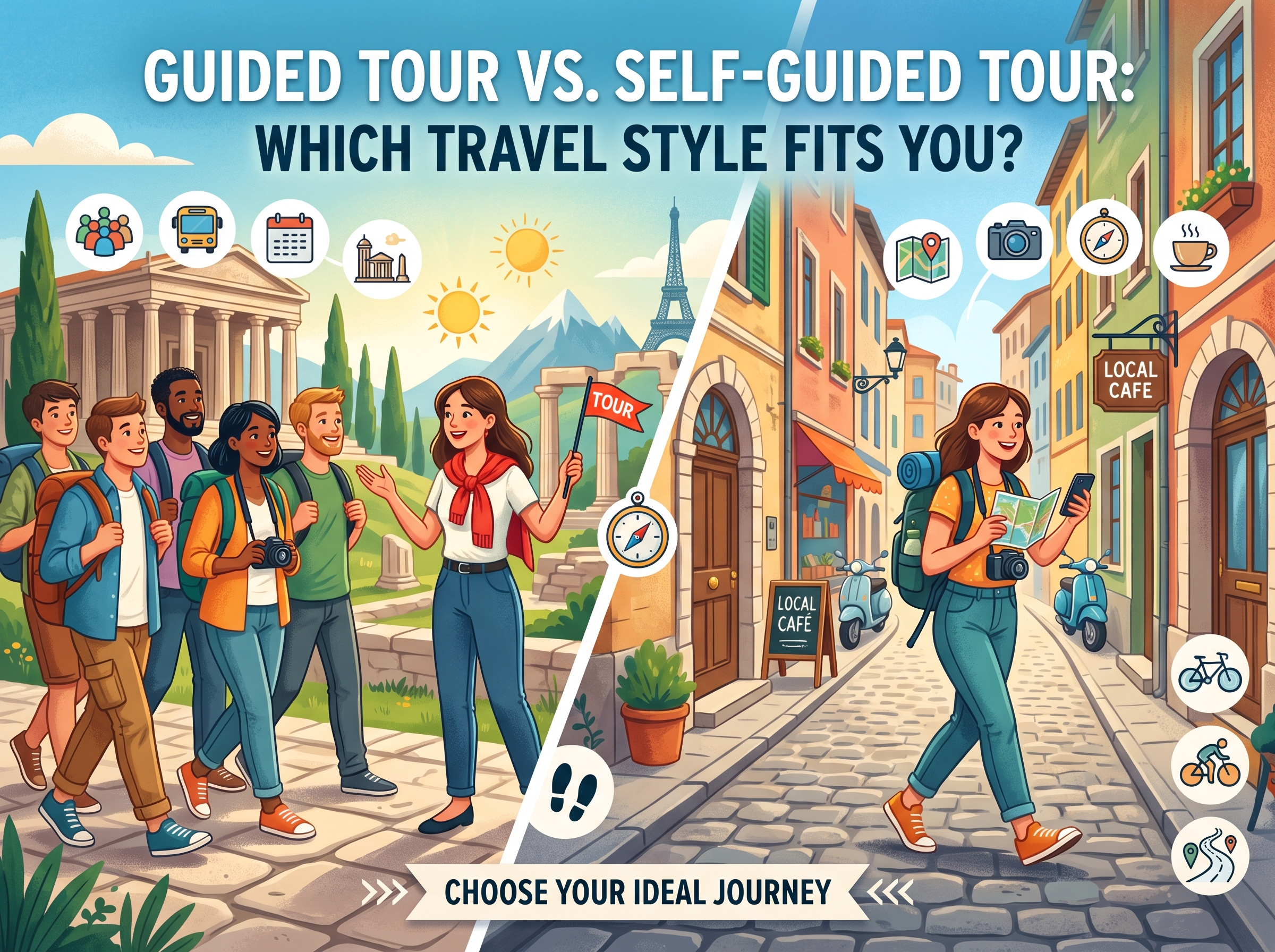 Guided Tour vs. Self-Guided Tour: Which Travel Style Fits You?