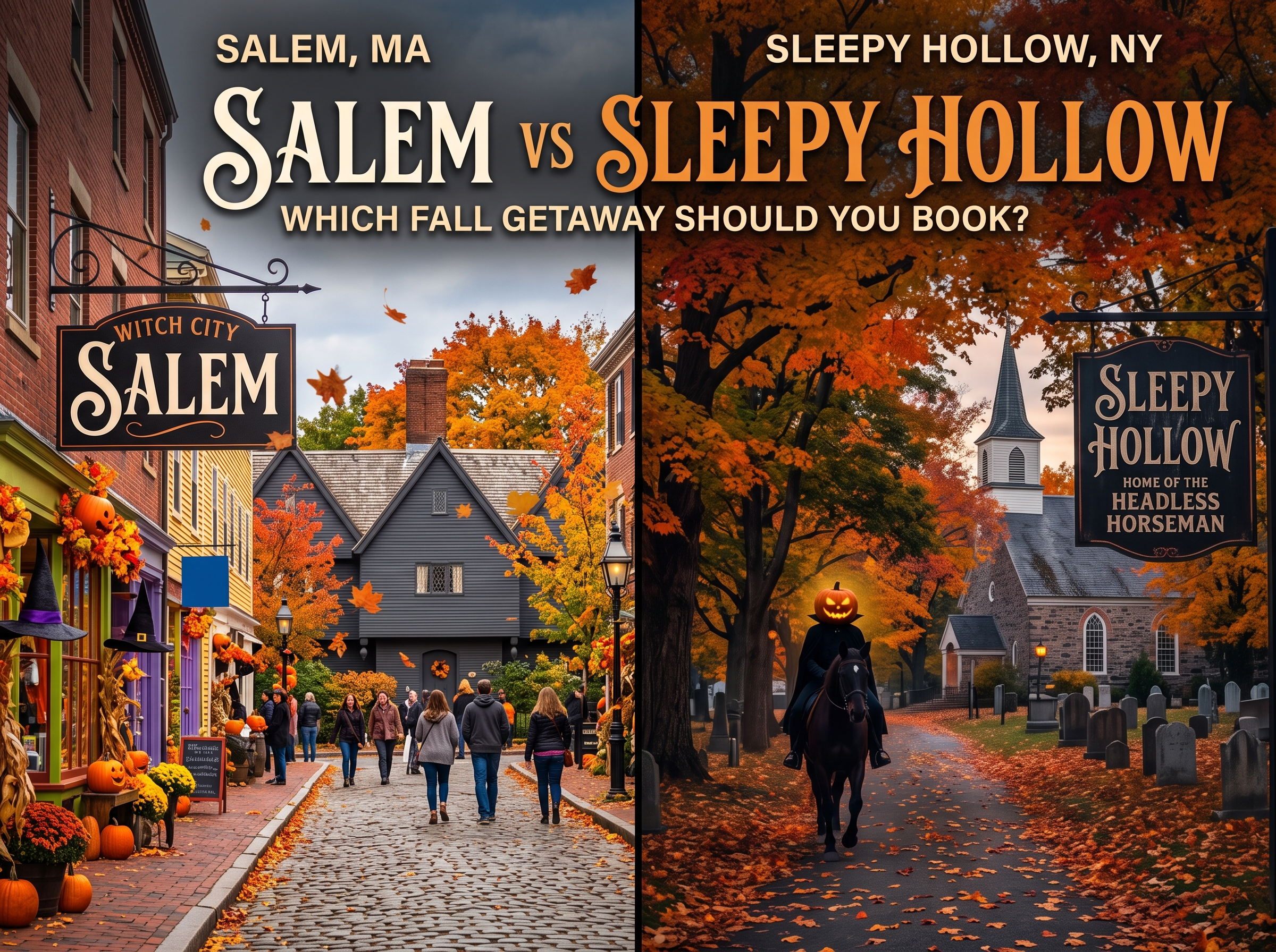 Salem vs Sleepy Hollow: Which Fall Getaway Should You Book?